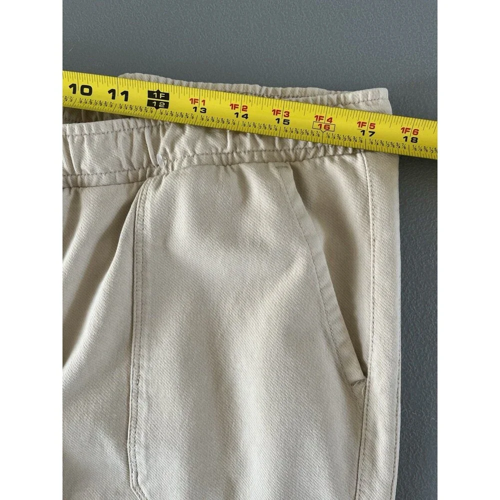 Weatherproof Vintage Men’s Cotton Stretch Jogger Pants Beige Khaki Size XL